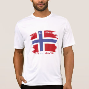Camiseta bandeira da Noruega