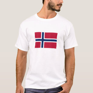 Camiseta Bandeira da Noruega