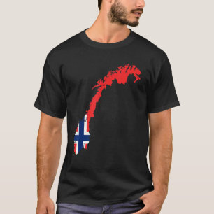 Camiseta Bandeira da Noruega