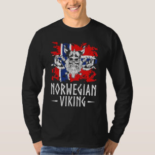 Camiseta Bandeira da Noruega Escandinávia Patrimônio Norueg