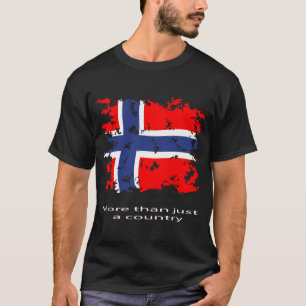 Camiseta bandeira da Noruega vintage