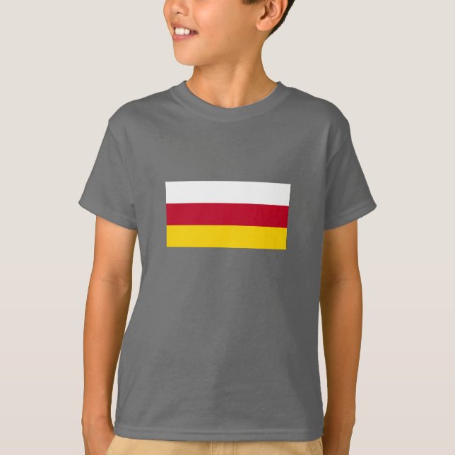 Camiseta Bandeira da Ossétia do Norte (Frente)