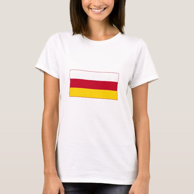 Camiseta Bandeira da Ossétia do Norte (Frente)