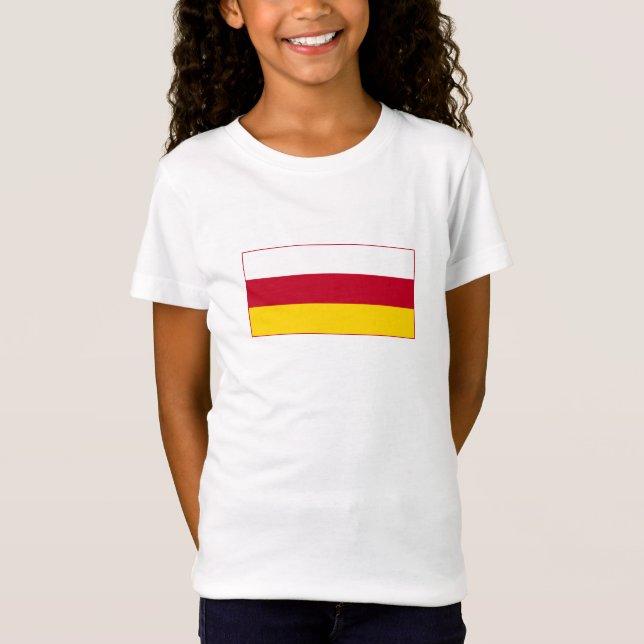 Camiseta Bandeira da Ossétia do Norte (Frente)