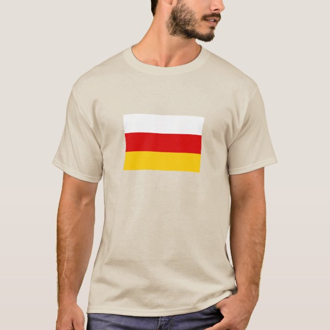 Camiseta Bandeira da Ossétia do Sul (Frente)