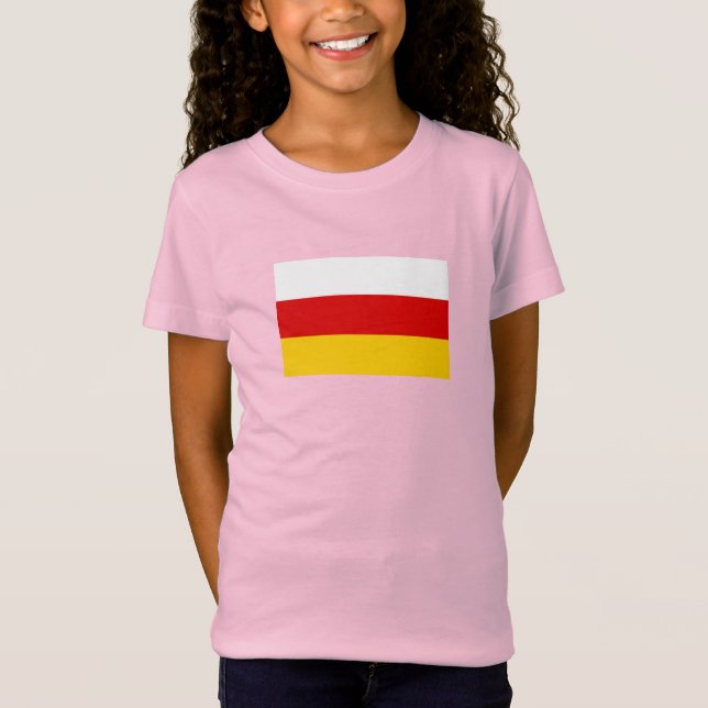 Camiseta Bandeira da Ossétia do Sul (Frente)