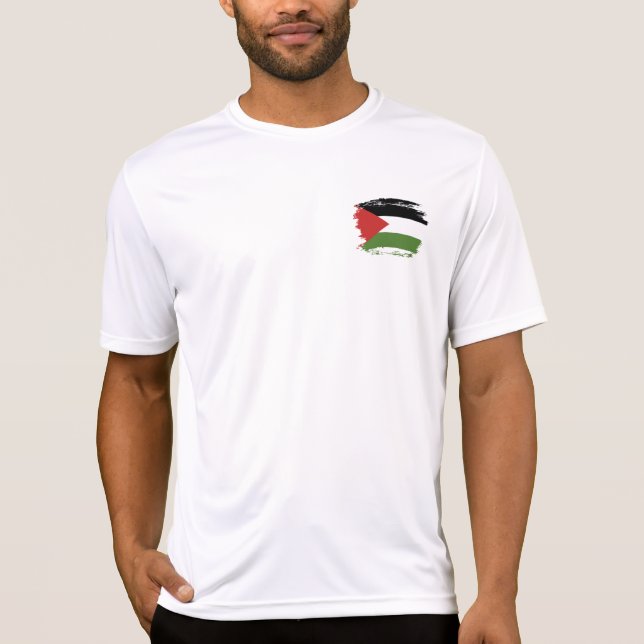 Camiseta bandeira da Palestina (Frente)