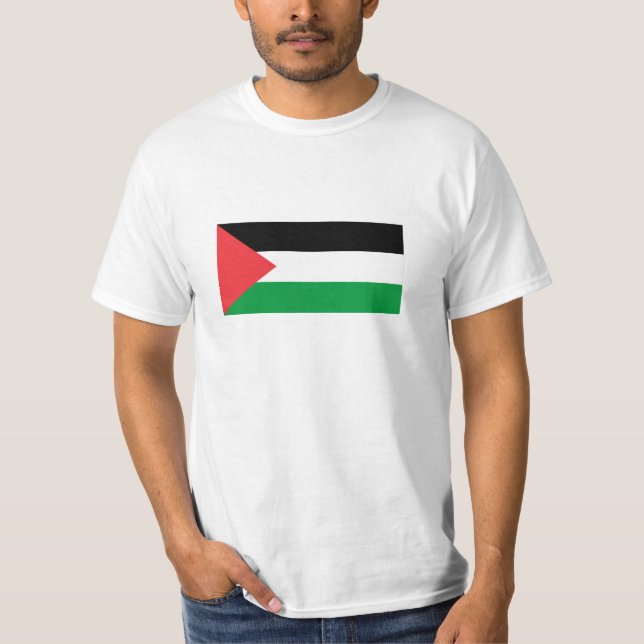 Camiseta bandeira da Palestina (Frente)