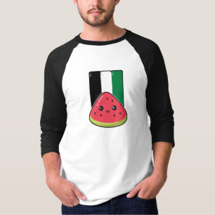 Camiseta Bandeira da Palestina Cura com Palestina Livre de