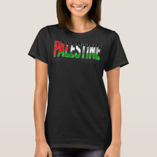 Camiseta Bandeira da Palestina Livre - Gaza Orgulhosa Pales