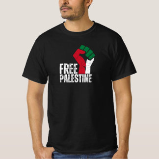Camiseta Bandeira da Palestina Livre - Liberdade para a Pal
