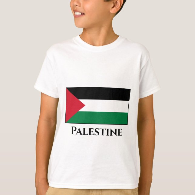 Camiseta Bandeira da Palestina (Palestina) (Frente)