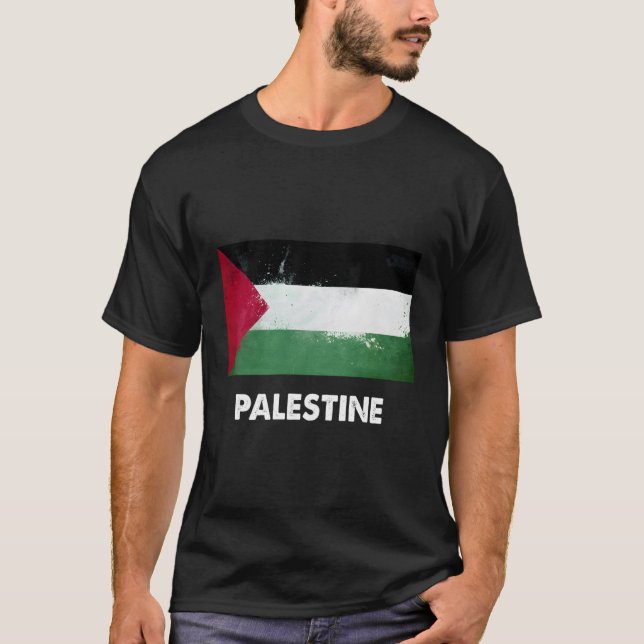 Camiseta Bandeira da Palestina Palestina (Frente)