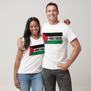 Camiseta Bandeira da Palestina, Salvar Gaza, Gaza livre