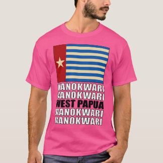 Camiseta Bandeira da Papua Ocidental