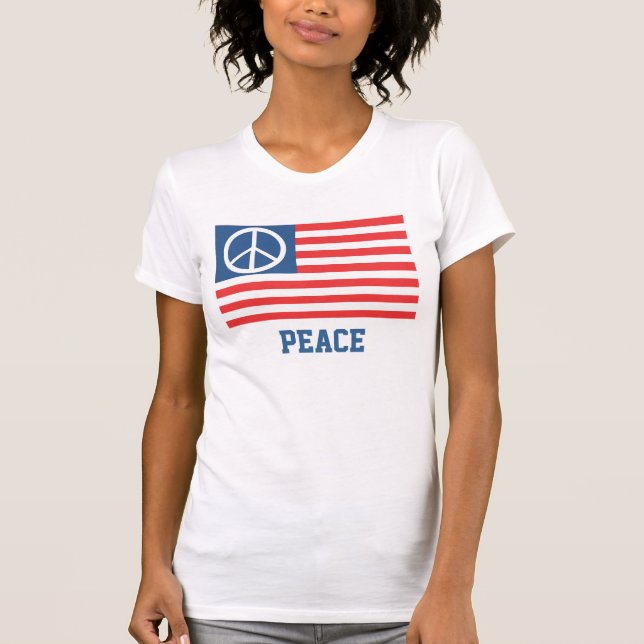 Camiseta Bandeira da paz (Frente)
