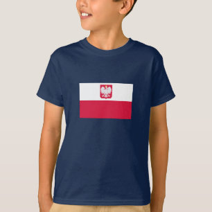 Camiseta Bandeira da Polônia