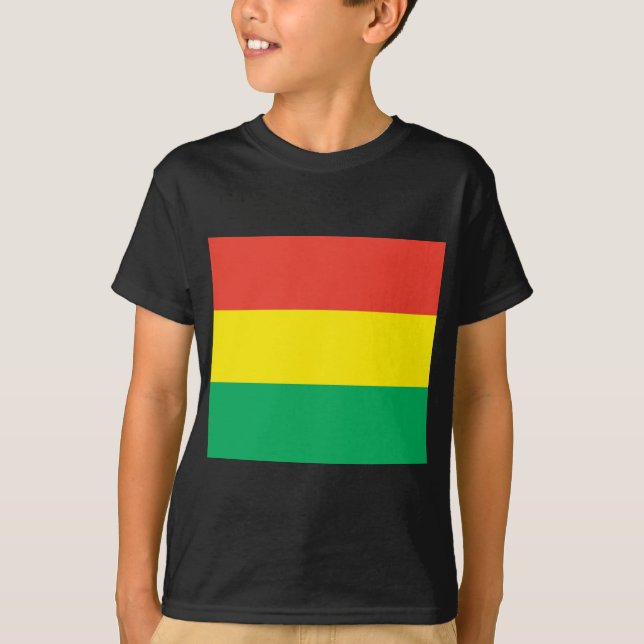 Camiseta Bandeira da reggae (Frente)