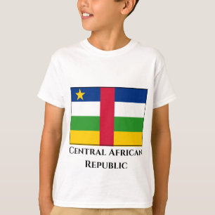 Camiseta Bandeira da República Centro-Africana