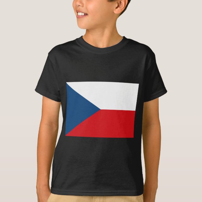 Camiseta Bandeira da República Checa (Frente)