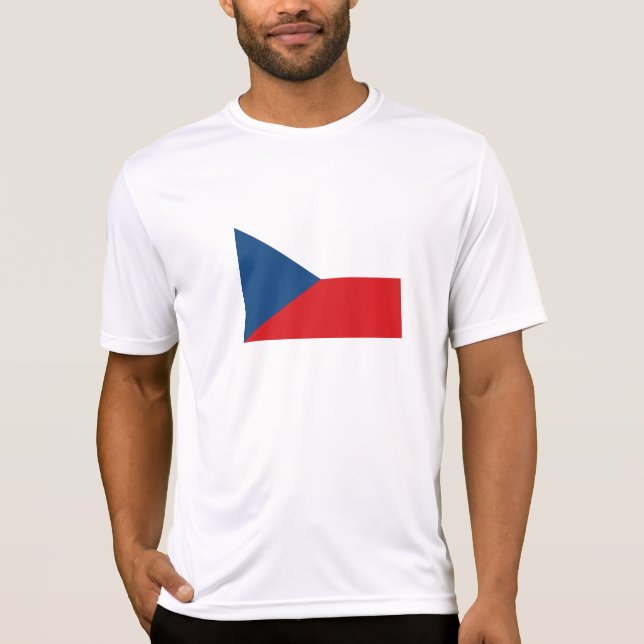 Camiseta Bandeira da República Checa (Frente)