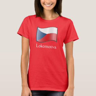 Camiseta Bandeira da República Checa Lokomotiva T-Shirt 
