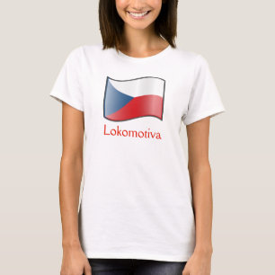 Camiseta Bandeira da República Checa Lokomotiva T-Shirt 