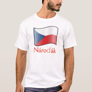 Camiseta Bandeira da República Checa Nároďák T Shirt