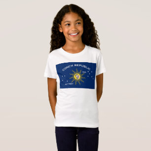 Camiseta Bandeira da República Conch, Bandeira da Chave Oci