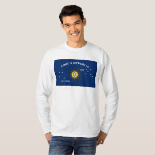 Camiseta Bandeira da República Conch Key West Flórida