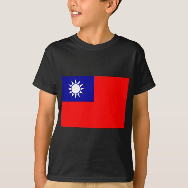 Camiseta Bandeira da República da China (Formosa) - 中華民國國旗 (Frente)