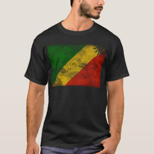 Camiseta Bandeira da república de Congo