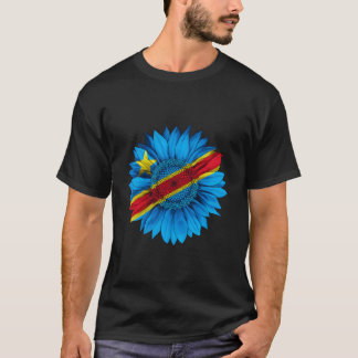 Camiseta Bandeira da República Democrática do Congo Congole