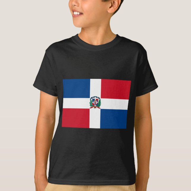 Camiseta Bandeira da República Dominicana (Frente)