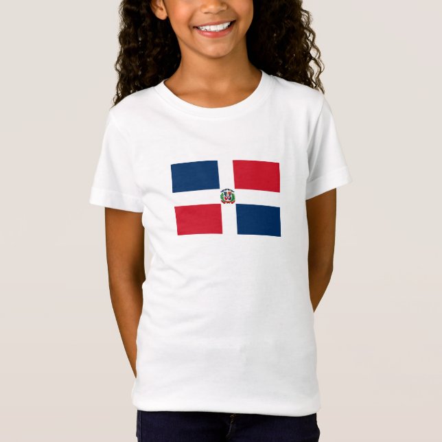 Camiseta Bandeira da República Dominicana (Frente)