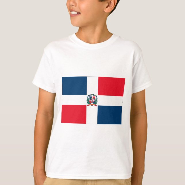 Camiseta Bandeira da República Dominicana (Frente)