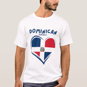 Camiseta bandeira da República Dominicana
