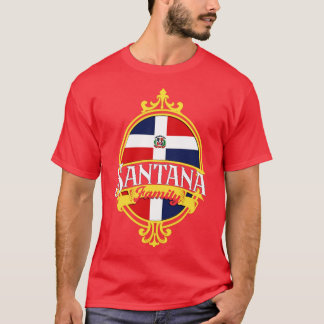 Camiseta Bandeira da República Dominicana da Família Santan