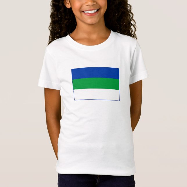 Camiseta Bandeira da República Komi (Frente)