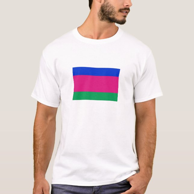 Camiseta Bandeira da República Popular de Kuban (Frente)