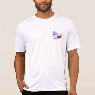 Camiseta bandeira da República Tcheca
