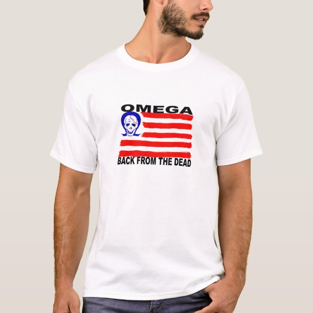 Camiseta Bandeira da reunião de Omega (Frente)