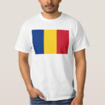 Camiseta Bandeira da Romênia<br><div class="desc">Bandeira da Romênia</div>