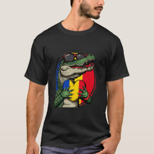 Camiseta Bandeira da Romênia Orgulho Romeno Coração de Jaca