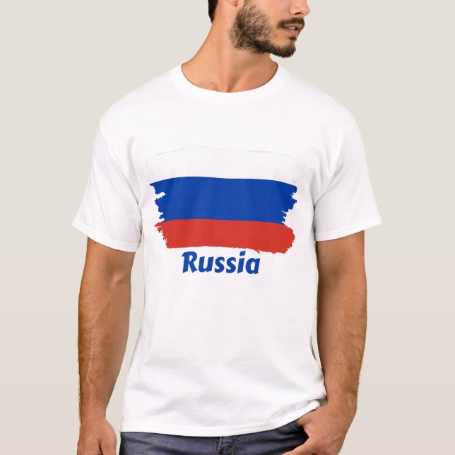 Camiseta Bandeira da Rússia (Frente)