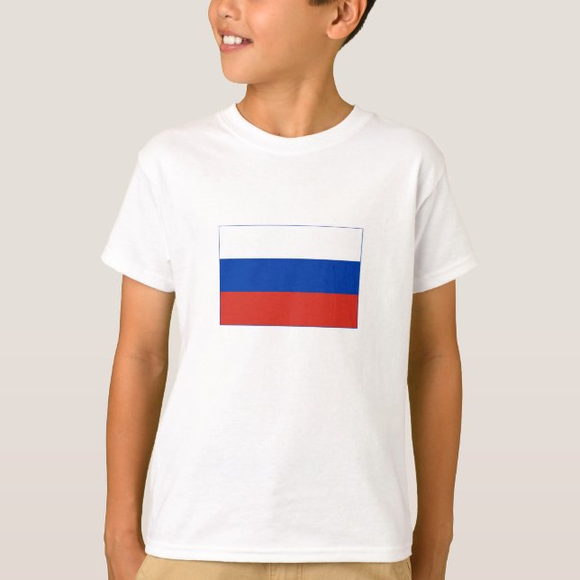 Camiseta Bandeira da Rússia (Frente)