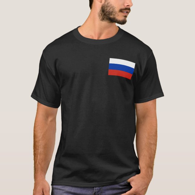Camiseta Bandeira da Rússia (Frente)