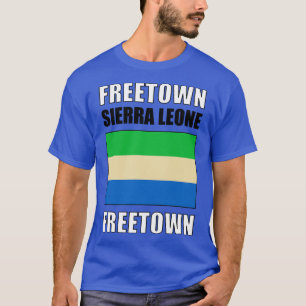 Camiseta Bandeira da Serra Leoa