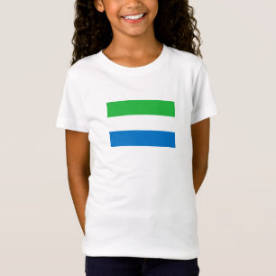 Camiseta Bandeira da Serra Leoa