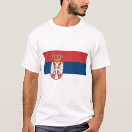 Camiseta Bandeira da Sérvia